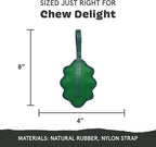 Barkbox Green Chew Leaf Dog Toy for Small Dogs – 2-in-1 Design with Mixed Textures and Surprises, Perfect for Tough Chewing and Playful Pups