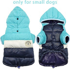 Dog Vest Winter Coat for Small Dogs - Puppy Hoodie Sweatshirt Doggie Hoodie - Green XS