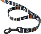 Wolfgang Heavy Duty Dog Leash, Pull-Tested for Walking & Training, NewMoon Print, Dual Handle Large