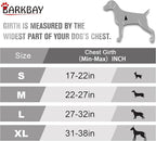 BARKBAY No Pull Dog Harness Front Clip Heavy Duty Reflective Easy Control Handle for Large Dog Walking(Flint Gray,L)