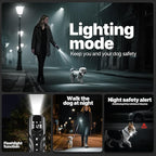 Lightweight No Shock Dog Training Collar, 2000ft Remote Control, Ultra-Small Vibrating Collar for Small (5-15lbs), Medium & Large Dogs, Safe Lock, Beep/Vibrate Modes, Prong-Free, Waterproof,Black