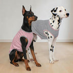 KYEESE 2Pack Dog Shirt, Lightweight Sun Protection Sleeveless Dog T Shirts for Medium Large Dogs Girl, Breathable Pet Reflective Tank Top Summer Dogs Clothes for Outdoor Walking, Pink+Grey, 2XL