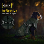 Mosucoirl Warm Dog Coats Pet Clothes, Waterproof Dogs Jacket Reflective Pet Outfits Winter Dog Cold Weather Coat Cozy Snow Jackets Vest for Small Medium Large Dogs Puppy Doggie