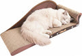 Extra Large Cat Couch Scratcher, 26" Cat Sofa Lounge Bed, Durable Cardboard Scratching Board for Indoor Cats, Cat Scratch Bed, XL Lounger and Scratch Bed Furniture Protector