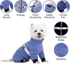 Polar Fleece Coats for Small Dogs, Four-Legged Pajamas Bodysuit for Small Medium Dogs, Winter Jacket Sweater Vest, Warm Clothes