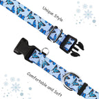 Martingale Collar for Dogs with Buckle Nylon Slip No Pull Training Dog Collars (Blue Butterfly, XLarge)