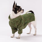 Fitwarm Knitted Turtleneck Dog Sweater, Thermal Dog Winter Clothes for Small Dogs Boy Girl, Holiday Pet Outfit, Heather Green, XS