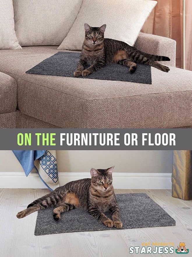 Corner Cat Scratcher – Wall Mounted Cat Scratcher – Cat Wall Scratch Pad – Corner Wall Scratcher for Cats – Wall Scratchers for Indoor Cats – Cat Scratch Post for Wall Corner Use