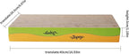 2 Packs cat Scratch pad Toys Reversible Scratching Cardboard，scratchers for Indoor Cats Sleep Play and Grind Claws