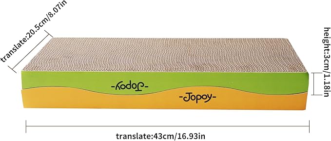 2 Packs cat Scratch pad Toys Reversible Scratching Cardboard，scratchers for Indoor Cats Sleep Play and Grind Claws