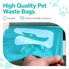 PawPail Scented Poop Bags For Dogs - 1 Roll of 200 Standard Size Dog Waste Bags - Mild Floral Scent - Leakproof & Durable - For Pet Waste Station