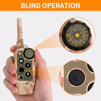 Electric Shock Collar - Dog Training Collar with Remote 2000ft, Waterproof Dog Shock Collar for Medium Large Dogs with Strong Vibration&Beep, Rechargeable E Collar with 2 Collar Straps (Desert Camo)