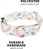 Downtown Pet Supply - Martingale Collar for Dogs - Big, Wide & Thick Dog Training Collar - Escape-Proof, Weatherproof, Durable and Comfortable - Floral - Large