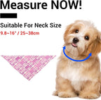 Segarty 60 Pack Triangle Pets Kerchief, 22.8"x15.7" Pet Scarf Washable Plaid Dog Bandanas Accessories Bulk for Small Medium Dogs Cats Large Puppy, Adjustable Reversible Boy Birthday Bibs