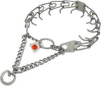 Herm Sprenger Matte Stainless Steel Scratch Resistant Dog Collar with Swivel D-Ring Training Collar for Small Dogs Made in Germany (16in x 2.25mm (Neck Size up to 13 in) | Matte)
