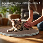 Round Cat Scratcher Pad 10 Inch Diameter - 3/5 Inch Thick Cardboard Refill, Universal for Round Scratching Posts, Standalone for Indoor Cats (2 PCS)
