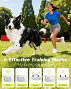 Dog Shock Collar, Dog Training Collar with Remote Control 3300FT Range, Electric Collar with Smart Light, Rechargeable Waterproof E Collar for Small Medium Large Dogs