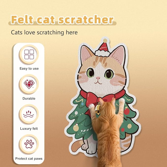 Wall Mounted Cat Scratching Pad with Back Adhesive Self Adhesive Cat Scratcher Board for Wall Door Sofa Floor Extra Large Durable Cat Scratcher Mat Indoor Cats for Cat Lovers