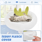 PETSITE Ocean-Themed Cat Tree for Indoor Cats, Multi-Level Cat Tower with Natural Sisal Scratching Posts, Hanging Toys and Padded Top Perch, Modern Cat Tree for Large Cats 20 lbs Heavy Duty (66")