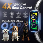 Dog Bark Collar Pro, Instant Bark Solution, Smart Anti Barking Device with 4 Correction Modes, Fast-Acting Barking Collar for for Large Medium Small Dogs 5-150lbs, Ideal for Home & Outdoor Use