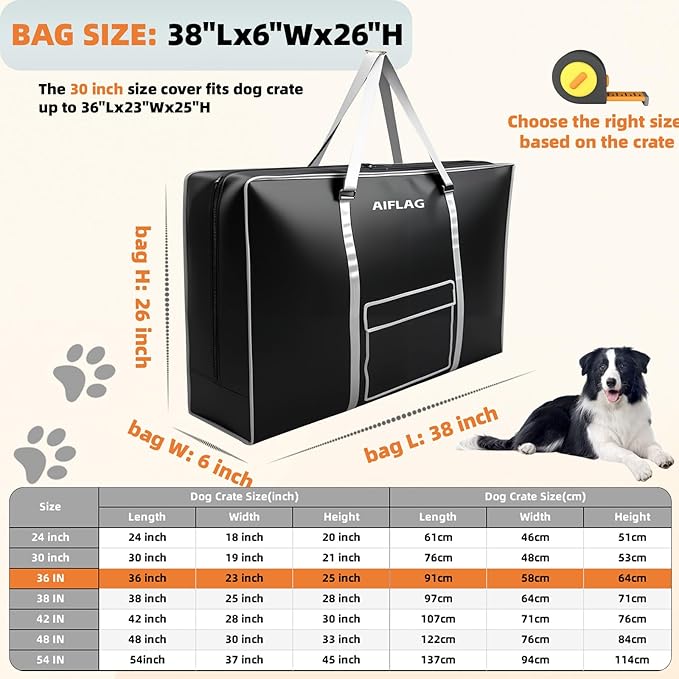 Carrying Case for Dog Crate & Playpen, All-in-One Storage Bag for Collapsible Pet Products, Portable Travel Carrier for Foldable Dog Bed, Cat Bed and Pet Supplies