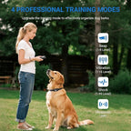 Dog Shock Collar with Remote Control,2000FT Range Dog Training Collar with 4 Training Modes,IP67 Waterproof Dog Bark Collar for Small Medium and Large Dogs(8-150lbs) (Blue)