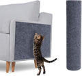Cat Scratching Mat 39.3"x15.7" Trimmable Self-Adhesive Carpet DIY Climbing Cat Scratcher for Replacement Pads Covering Posts Furniture Protection