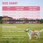 AUROTH Dog Harness and Leash Set, Soft Padded Service Dog Vest with 5.25FT Dog Leash, No Choke, Easy On Pet Vest, Adjustable Reflective No Pull Pet Vest Medium Sized Dog, Easy Walking and Training