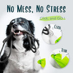 Dog Poop Bag with Handles, Compostable Pet Waste Bags, Easy-Tie, Vegetable-Based Eco-Friendly, Unscented, Extra Thick, Leak Proof, Fits for Dogs and Cat Scoops, 240 Refill Bags, bulk pack