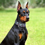 1.5 inch Skulls Martingale Collar for Dogs, Wide,Big&Thick Dog Collar，Heavy-Duty Training Collar for Medium Large Extra Large Dogs- Skulls XL