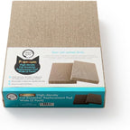 Necoichi Cardboard Cat Scratcher Bed for Indoor Cats - Cat Scratching Board (16" Wide, c. Replacement 2 Pads)
