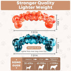 Dog Chew Toys for Aggressive Chewers - 2 Pack Indestructible Teeth Cleaning Chew Toys to Keep Them Busy for Medium & Large Dogs