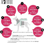AOFITEE Dog Coat, Waterproof Dog Jacket with Harness Built in, Dogs Coats for Lage Dogs, Warm Fleece Zipped Pet Puffer Jacket, Outdoor Cold Weather Coats Pet Snowsuit for French Bulldog, Pink L