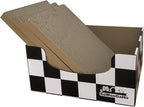 Extra Large Cat Scratch Box Cardboard Cats Scratcher with Bigger Space Double-Sided Scratching Boxes Refillable Pad Easy to Clean Scratchers for Indoor Cats (3 pcs Pads)
