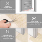 Uross Carpet Protector for pets - Cat Carpet Protector for Doorway, Anti Scratch Under Door Cat Scratch Protector Mat, Easy to Cut Plastic Carpet Scratch Stopper, Cat Scratch Guard Carpet 3.6FT-Golden