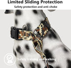 Martingale Collar for Dogs with Buckle No Pull Adjustable Nylon Limited Slip Training Dog Collars (Camouflage, Large)