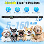 2 Pack Bark Collar, Smart Dog Bark Collar for Large Medium Small Dogs, Rechargeable Ultra-Light Training Collar with Beep Vibration, Anti Barking Device with 5-Level Sensitivity (Pink)