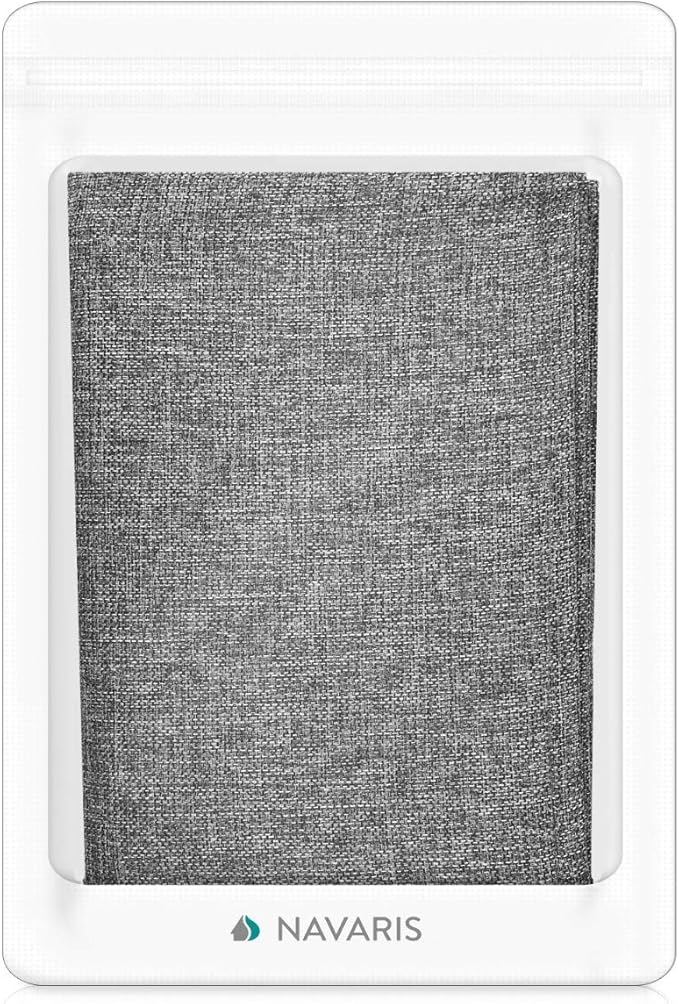 Navaris Cat Scratch Armrest Organizer - Sisal Furniture Protector Scratching Pad for Cats - Scratcher Mat Cover for Sofa Couch Armchair - Light Gray