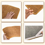 2Pack Cat Scratcher Mat,23.6 X 15.7 Inch,sisal cat scratchers for Indoor Cats,cat Scratch pad,cat Scratching Board,cat Scratching Post,sisal Rug Carpet,cat Scratch Furniture Protector,Brown
