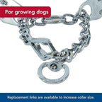 Herm Sprenger - Ultra-Plus Prong Dog Training Collar with Latch - Chrome - 3.0 mm x 18" Neck Size; 22" Chain Length