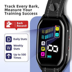 [2025 New Tech] Smart Bark Collar with Bark Tracking for Large Medium Small Dogs 8-130lbs, Rechargeable Anti Barking Training Collar with 9 Adjustable Sensitivity & 4 Shock Levels