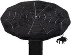64" Modern Gothic Cat Tree Natural Branch Multifunctional Hammock Cat Tower, Luxury Black Cat Condo Indoor, Plush Toys Gift for Large/Medium Cats