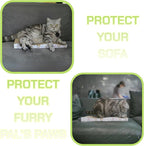 VELVETPAW Cat Scratching Board cat Scratcher Cat Scratch Pad Cardboard cat scratchers for Indoor Cats Reversible Large Wide Corrugated with Catnip(2pcs)