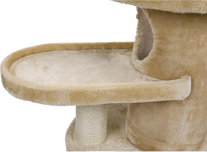 TRIXIE Pet Products Oviedo Cat Tree (Beige) Large (11 x 19 x 41 in.)