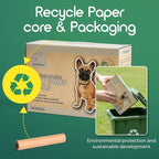 ATIFBOP Biodegradable Dog Poop Bags 360 Counts, Leak Proof and Extra Thick Doggy Poop Bags (Unscented)