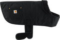Carhartt Firm Duck Insulated Dog Chore Coat, Durable Weather Resistant Jacket for Cold and Windy Conditions, Black, Medium