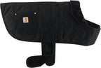 Carhartt Firm Duck Insulated Dog Chore Coat, Durable Weather Resistant Jacket for Cold and Windy Conditions, Black, Small