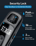ABBIDOT Shock Collar for Dogs, 3300 FT Dog Training Collar with Remote, IPX7 Waterproof with 4 Training Modes, Rechargeable E-Collar for Small Medium Large Dogs (15-120 lbs)