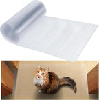 9.18Ft(L) Carpet Protector for Pets - Anti-Slip Cat Carpet Protector, Scratch Resistant Pets Scratch Stopper, Easy to Cut Floor Runner Under Doorway to Prevent Tearing