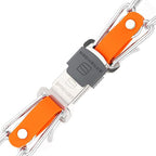 Herm Sprenger Chrome Plated Steel Dog Collar with Quick Release ClicLock Buckle O-Ring Biothane Insert Training Collar Made in Germany (Hunter Orange, 25in x 4.0mm(Neck Size up to21-22in))